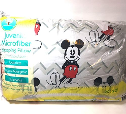 Mickey Mouse Juvenile Microfiber Sleeping Pillow