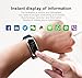 Smart Watch Color Touchscreen 2018 Newest Special Edition Bluetooth Sport Band with Heart Rate & Blood Pressure & GPS Sleep Monitor Fitness Activity Tracker, Android iOS(Black&Silver)