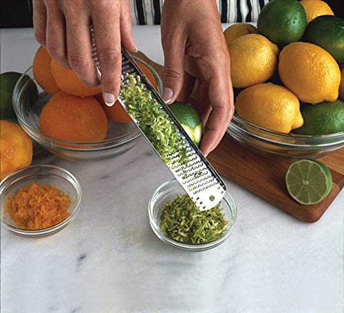 Microplane 40001 Zester Grater all stainless original blade for zesting citrus and grating cheese