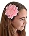 Claribel Flower Hair Clip (Black)