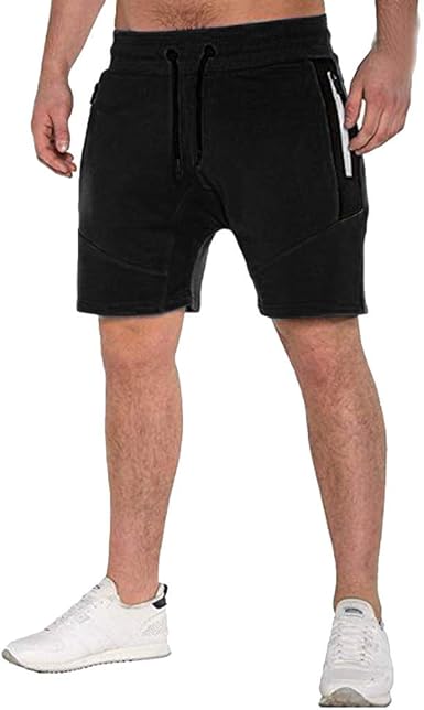 Hombre Pantalones Cortos Deportivos de Entrenamiento Gym Fitness ...