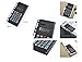 Chris-Wang Portable Pocket Calculator Ruler for Universal 2, 3, 4, 6 and 9 Rings Binder Planner/Notebook/Personal Organizer/Planner