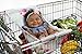 Binxy Baby Shopping Cart Hammock – Infant Seat for Grocery Carts – Holds Car Seats Securely – Compatible with Select 4-Seater Wagons (20–24” Wide) – Supports Up to 50 lbs – Full Bloom