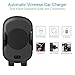 Wireless Car Charger, Kitbeez Automatic Qi Wireless Car Mount Infrared Motion Sensor Phone Holder for Car Air Vent 10W Fast Charging Compatible Samsung Galaxy S9 Plus iPhone X 8/8 Plus
