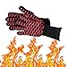 Barbecue Grilling Cooking Gloves w/ Fingers Doopo- 932°F Extreme Heat Resistant, Fire & Cut Resistant Level 4 Protection Oven Mitts - 14