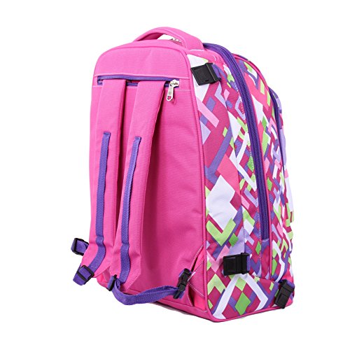 TROLLEY SEVEN TECH - DARTS - Rosa Lilla - Zaino sganciabile - 34 LT Scuola  e viaggio - Miglioritrolley.it