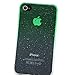 Snap-on Case compatible with Apple iPhone 4 / 4S , Clear Green Waterdrop