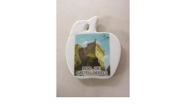 IMAN Nevera Forma DE Manzana Porcelana Souvenir Recuerdo DE ...