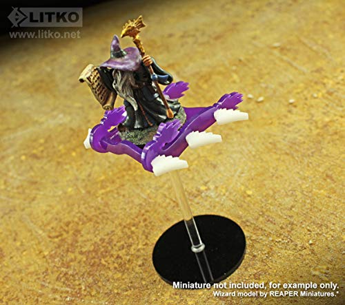 LITKO Flying Carpet Character Mount with 2 inch Circle Base