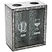 Lily's Home His and Hers Wine Cork and Beer Cap Holder, Makes The Ideal Gift for The Happy and Hydrated Couple, Galvanized Metal (7 3/8
