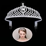 Tiaras And Crowns For Women,Princess Tiara with Comb Pin Wedding Bridal Birthday Tiaras,Rhinestone tiaras and crowns for little girls Headband For Party (KY005)