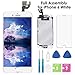 for iPhone 6s Screen Replacement White with Home Button 4.7 Inch LCD Display Full Assembly Touch Digitizer A1633, A1688, A1700 with Front Camera, Proximity Sensor, Earpiece and Screen Protector
