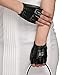 Women Driving Gloves, Magelier Fingerless Genuine Nappa Leather Motorcycle Fashion Gloves