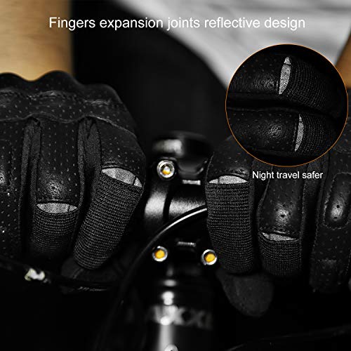 image for INBIKE Motorcycle Gloves, 3mm EVA Palm Pad Motorbike Winter Gloves Ful
