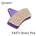 ECCPP Brake Pads Fits for Arctic Cat 250 300 400 500 650 Bearcat 454, FA271 Front+Rear Carbon Fiber Brake Pads