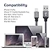 Xcords(TM) 3Pack 3ft 6ft 10ft iPhone Lightning to USB Syncing and Charging Cable Data Cord for iPhone 7/7 Plus/6/6 Plus/6s/6s Plus /5/5s/5c/SE/iPad/iPod and more(Black)