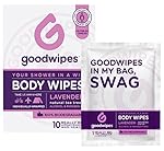 GoodWipes Women's Deodorizing Body Biodegradable Wipes with Tea Tree and Aloe