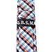 QBSM Tartan Check Styles Woven Microfiber Skinny Tie Neckties