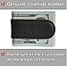 GoUpEra Strong Magnetic Money Clip Wallet – Slim Minimalist Wallet for Men – Genuine Leather Front Pocket Cash Holder (Black)