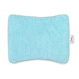 Bucky Soothing, Comfortable Hot/Cold Therapy Buckwheat Seed Filled Compact Wrap - Aqua