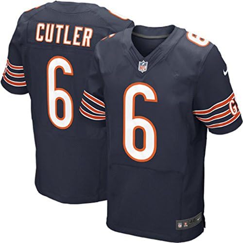 Cutler #6 Elite Chicago Mens Brian Navy Blue Football Jersey XX-Large