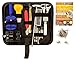 147 Pcs Portable Professional Watch Repair Tool Kit Set Solid Hammer Spring Bar Watchmaker with Manual