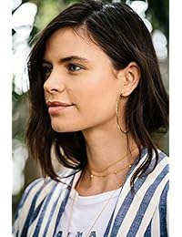 Gorjana - Pendientes de aro grandes - Colección Taner