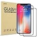iPhone XS/iPhone X Screen Protector, JOTO Full Screen Tempered Glass Screen Protector Film, Edge to Edge Protection Screen Cover Saver Guard for Apple iPhone Xs 2018 / iPhone X 2017 (2-Pack, Black)