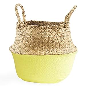 Domybest Cesta de Almacenamiento de mimbre, Canasta de almacenamiento