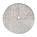Alice Doria 48“ Plush Faux Fur Christmas Tree Skirt Warm Soft Fur in Grey and White Color