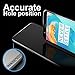 [2 Pack] OnePlus 5T Screen Protector, Fljie Full Coverage Curved Tempered Glass Screen Protector Film [HD Clear][Anti-Scratch][9H Hardness][100% Touch Sensitivity] for Oneplus 5T (Black [2 Pack])