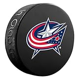 Columbus Blue Jackets Basic Logo Souvenir Hockey Puck By Sher-Wood