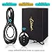 UTIMI Cock Ring Vibrators,Vibrating Silicone Penis Ring Double Loop with Testicle Ring Clitoris Stimulator,9 Vibration Modes Wireless Remote Control for Couple or Solo Play
