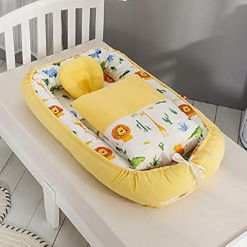 XXM Cotton Baby Bassinet Cribs Portable 