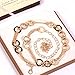 Tuscom Women's Lady Fashion Metal Chain Style Belt Body Chain