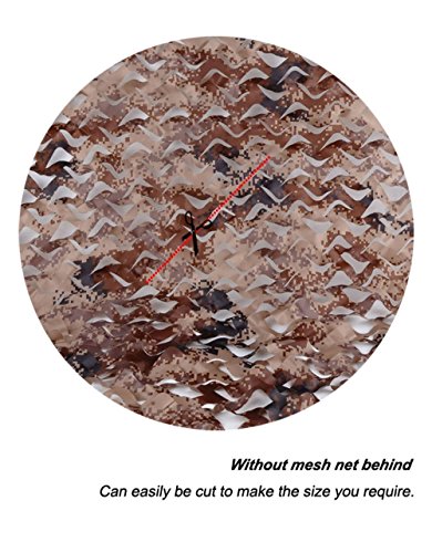 HYOUT Camo Net, Woodland Camouflage Netting Military Sunshade Nets Camping Hunting Shooting Blind Sunscreen Netting Camouflage Party Decoration - Thumbnail 3
