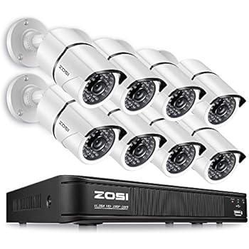 Amazon.com : ZOSI 8 Channel Security Camera System Home, 720p