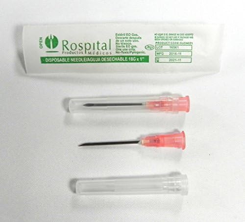 Dispensing Needles 18g X 1 Sterile; Luer Lock; Individual Packaged; Qty: 1 Pack of 100 Needles
