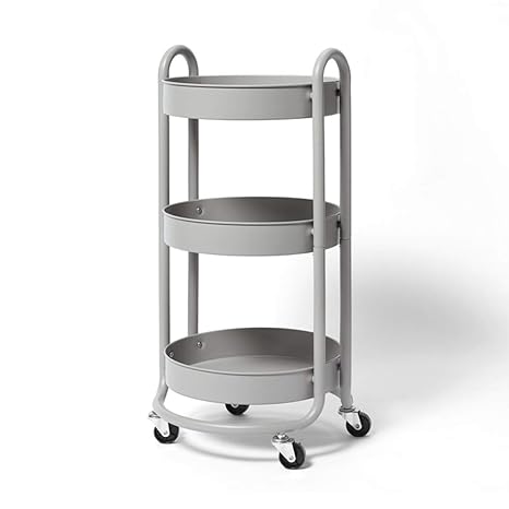 Amazon Com Bathroom Storage Racks Floor Mounted Mobile Carts