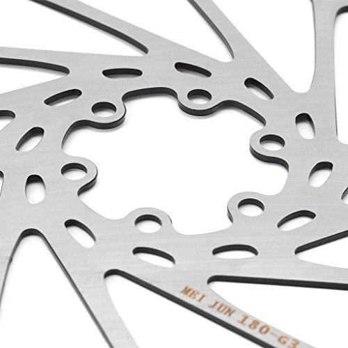 Aixia 180mm Stainless Steel MTB Bike Disc Brake Rotor Mountain Road Bike Bicycle Parts