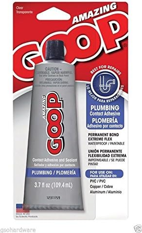 3.7 oz Amazing Plumbing Goop Glue Adhesive Sealant