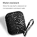 Compatible AirPods Case, NaHai Soft Silicone Case Water Resistant Shock Proof Protective Cover for AirPods Charging Case (Black)