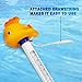 Homga Floating Pool Thermometer, Swimming Pool Thermometer with String, Floating Thermometer for Swimming Pool, Bath Water, Spas,Hot Tubs, Aquariums and Fish Ponds (Gold Fish Thermometer)