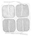 Deluxe Re-Usable Electrode Pads 40 Pack of 2