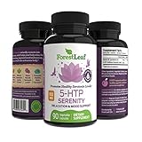 100mg 5-HTP Serenity Daily Serotonin Supplement - Helps Boost and Improve Mood, Relaxation and Brain Function - Helps Regulate Sleep and Appetite - by ForesLeaf, 90 capsules