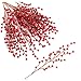 Factory Direct Craft Artificial Red Berry Christmas Sprays | 12 Sprays | Hand Wrapped