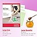 Body Wax Strips, Hair Removal Waxing Strips for Face Legs Underarms Brazilian Bikini Women with 40 Count Cold Wax Strips and 5 Post Wipes