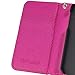 Wisdompro iPhone 6 Plus Case, iPhone 6s Plus Case, Premium PU Leather 2-in-1 Protective Folio Flip Wallet Case with Credit Card Holder Slot and Wrist Lanyard for Apple iPhone 6 Plus 6s Plus-Hot Pink