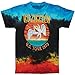 Led Zeppelin Men's Icarus 1975 Tie Dye T-shirt XXXX-Large Black