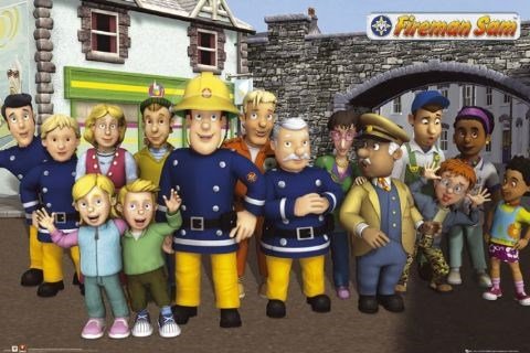 Fireman Sam and Friends The Hero Next Door Poster 91.5x61cm